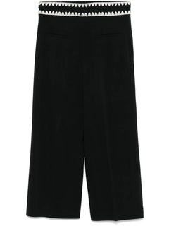 2010s embroidered-detail trousers