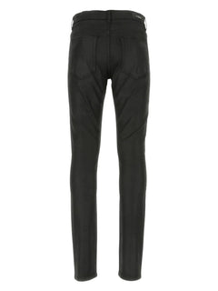 skinny-cut jeans