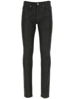 skinny-cut jeans