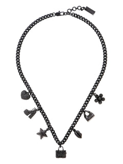 The Mini Icon Pave-charm necklace