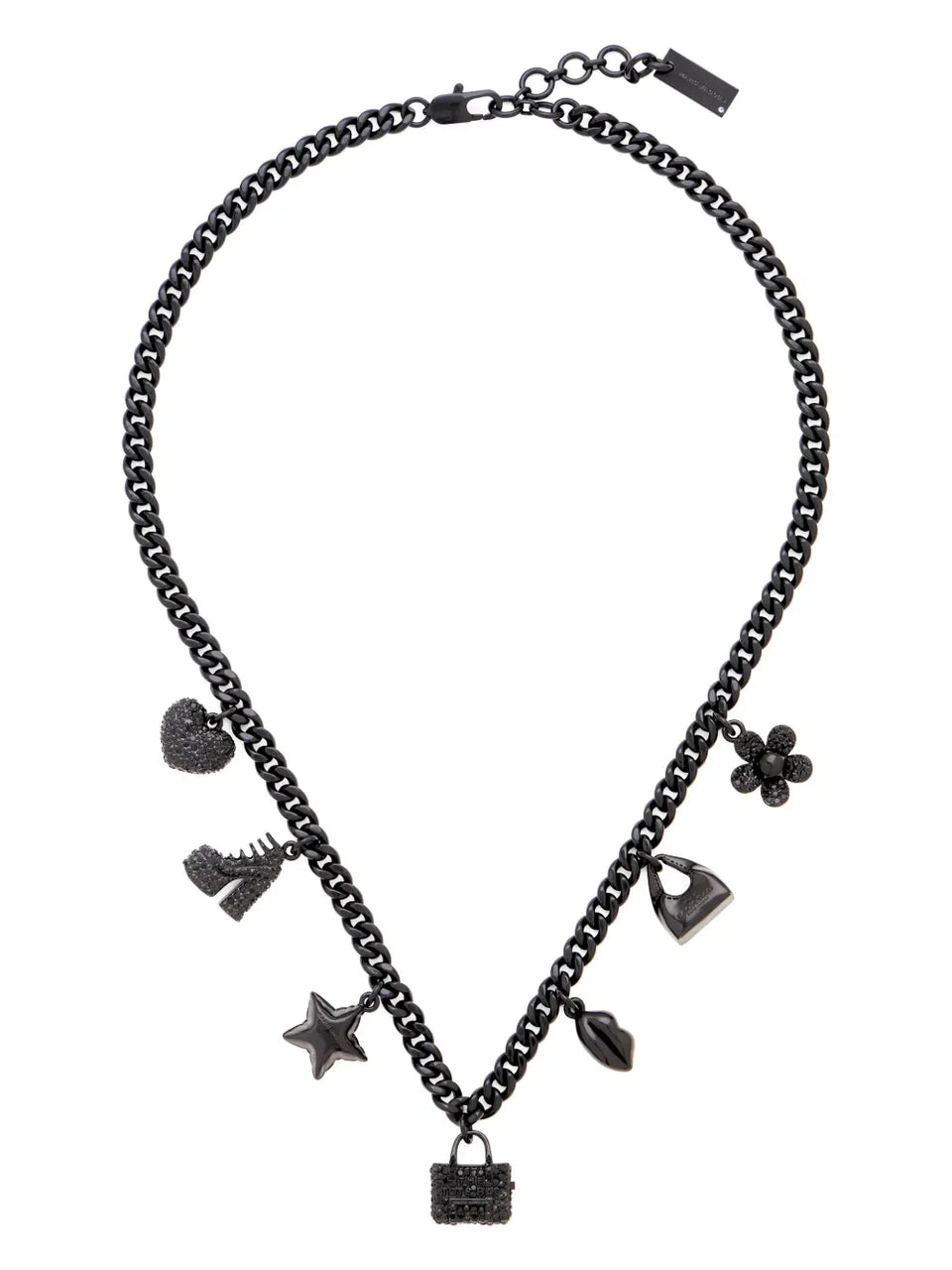 The Mini Icon Pave-charm necklace