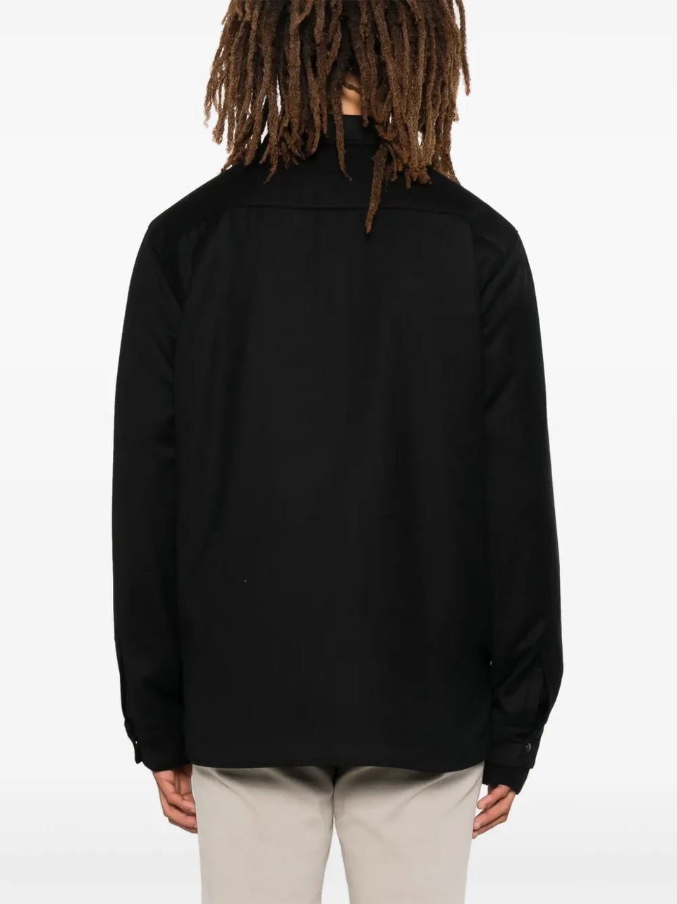 virgin-wool shirt jacket
