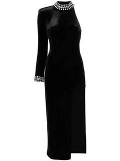 crystal-embellished dress