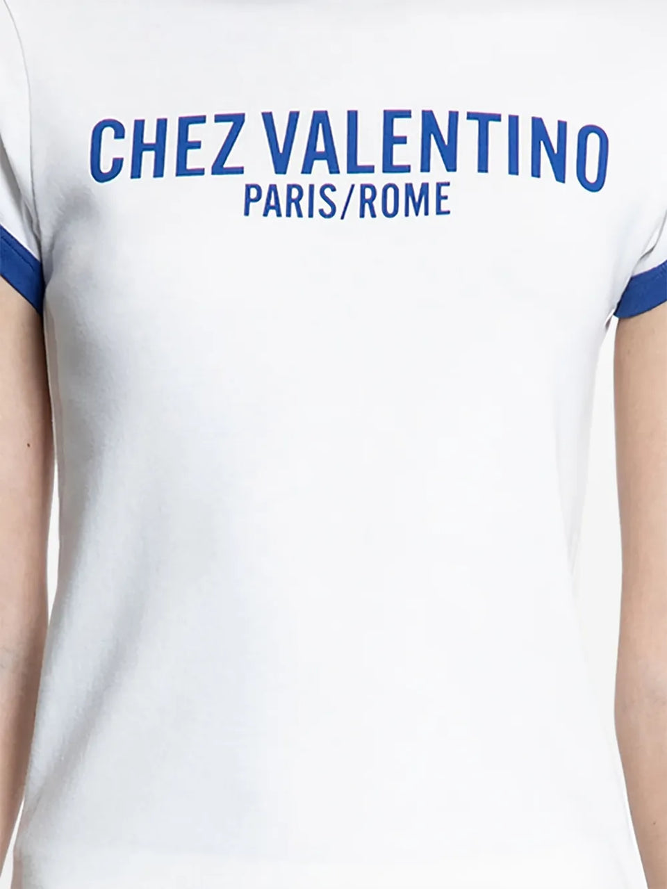 Chez Valentino-print T-Shirt