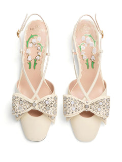 45mm Bowow slingback pumps