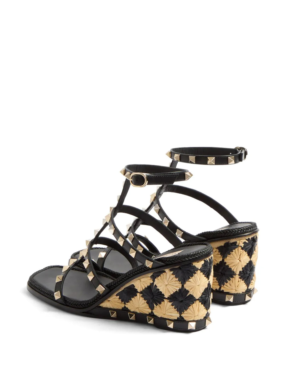 Rockstud wedge sandals
