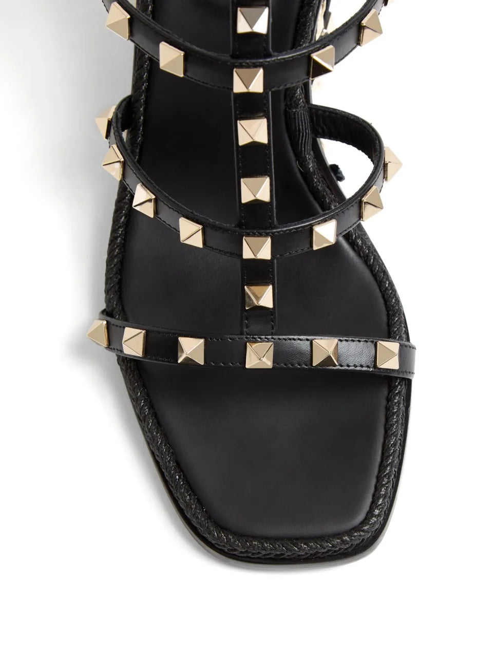 Rockstud wedge sandals