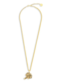 tiger-pendant necklace