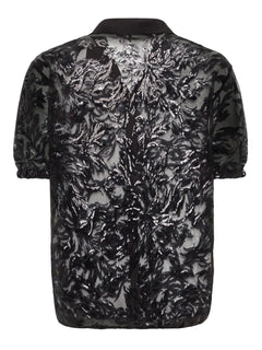 sequin embellishment shirt