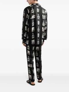 Liquor-print shirt