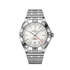 Breitling Chronomat GMTBracelet White dial New full set