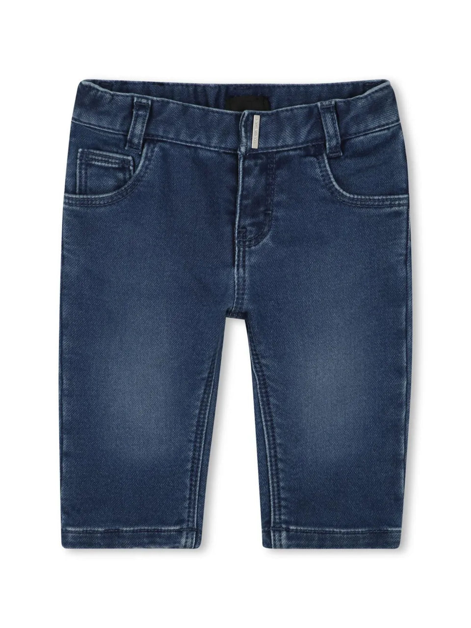 embroidered-logo jeans