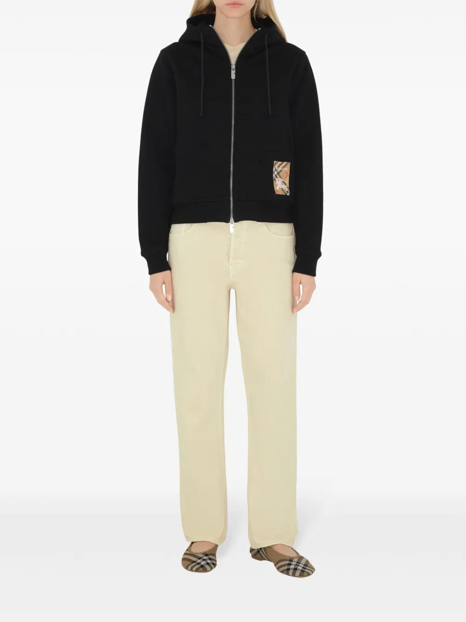 Check Label Hoodie