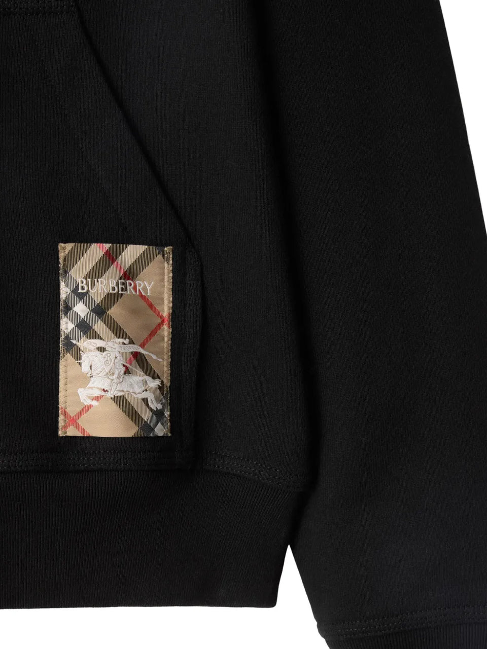 Check Label Hoodie