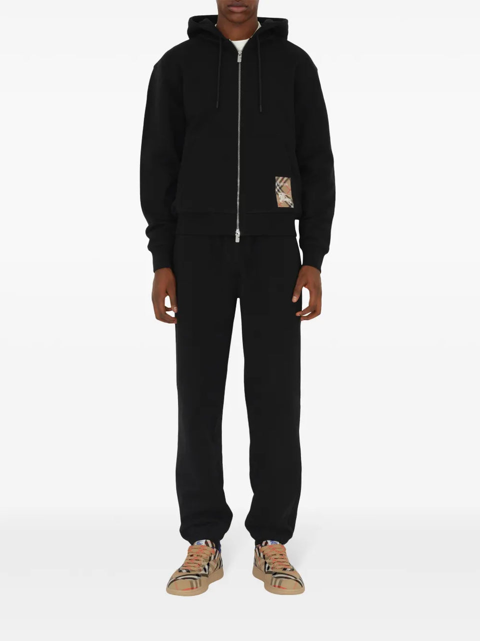 Check Label Hoodie