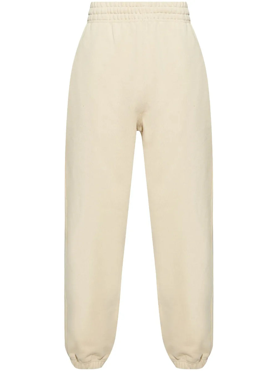 Check Label cotton track pants