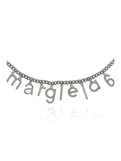 logo-lettering necklace