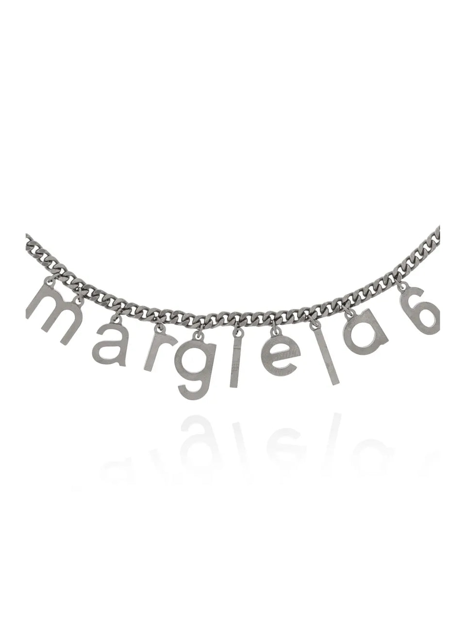 logo-lettering necklace