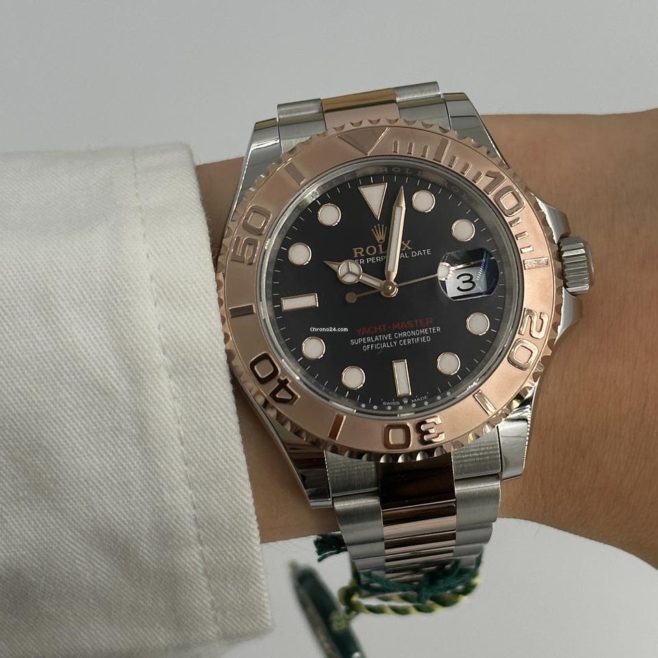 Rolex | Yacht-Master | 126621 black | Rose gold | Gold/Steel | Black | Automatic