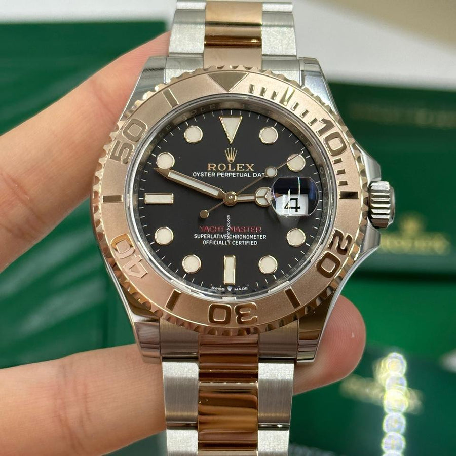 Rolex | Yacht-Master | 126621 black | Rose gold | Gold/Steel | Black | Automatic
