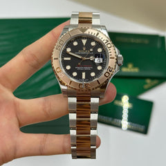 Rolex | Yacht-Master | 126621 black | Rose gold | Gold/Steel | Black | Automatic