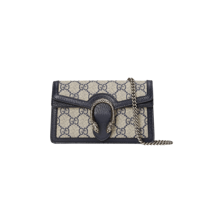 Gucci Dionysus GG Super Mini Bag Beige/Blue Supreme