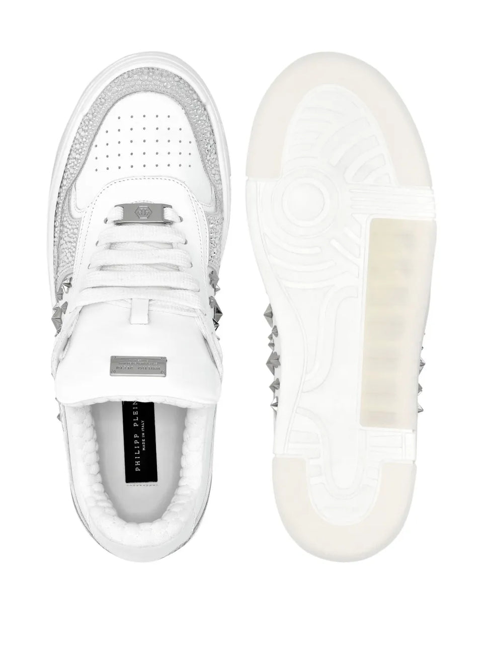 stud-embellished sneakers