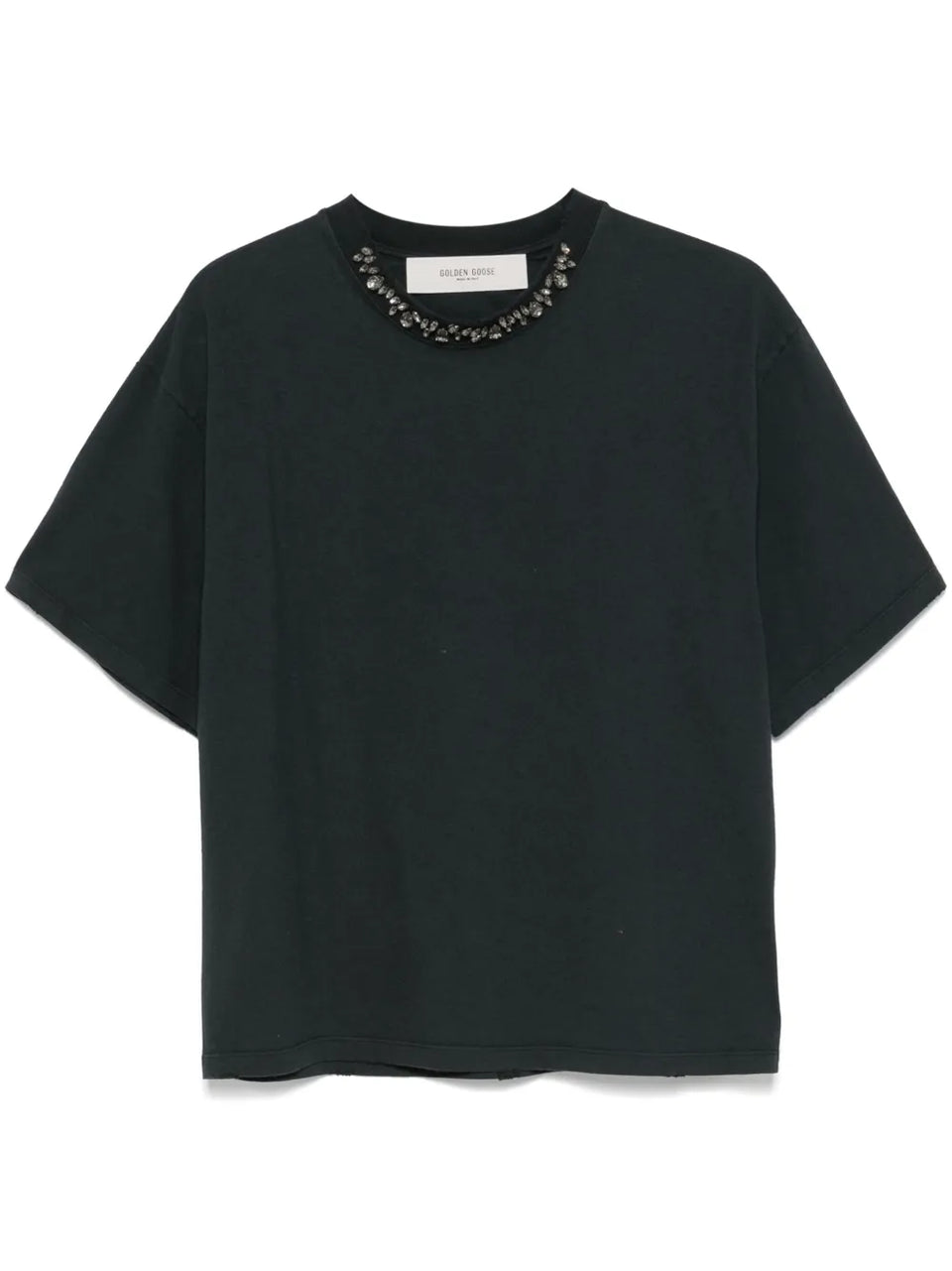 crystal-embellished jersey T-Shirt