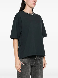 crystal-embellished jersey T-Shirt