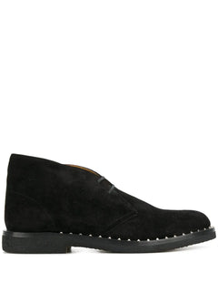 Rockstud-embellished desert boots