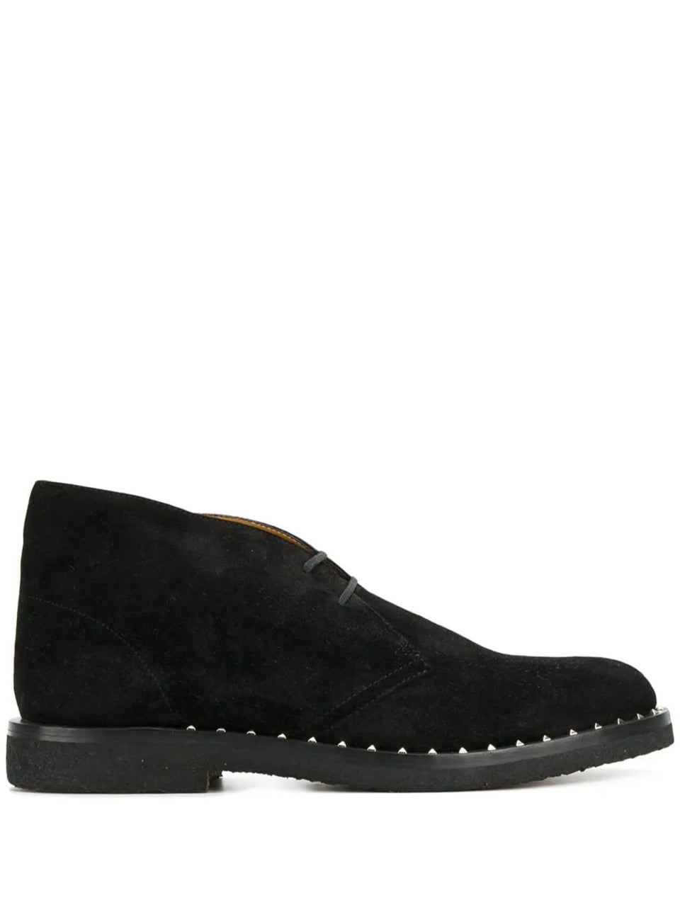 Rockstud-embellished desert boots