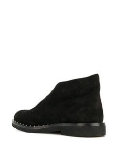 Rockstud-embellished desert boots