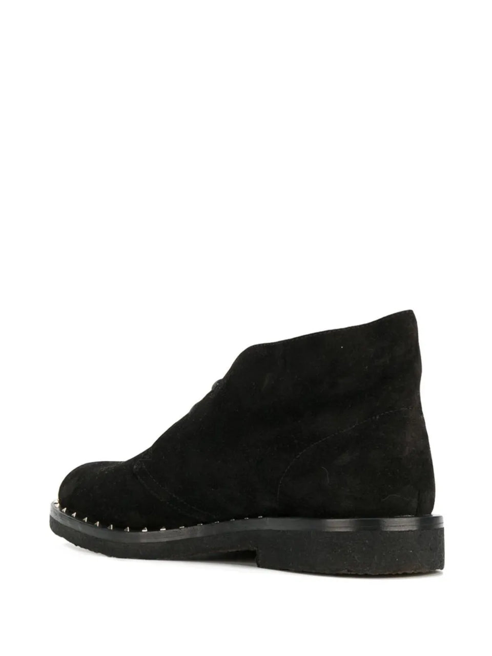 Rockstud-embellished desert boots