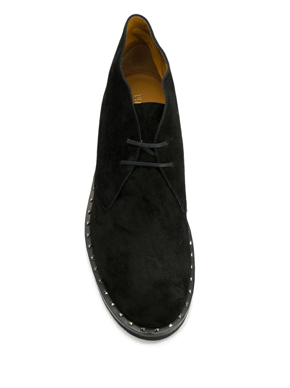 Rockstud-embellished desert boots