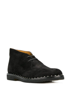 Rockstud-embellished desert boots