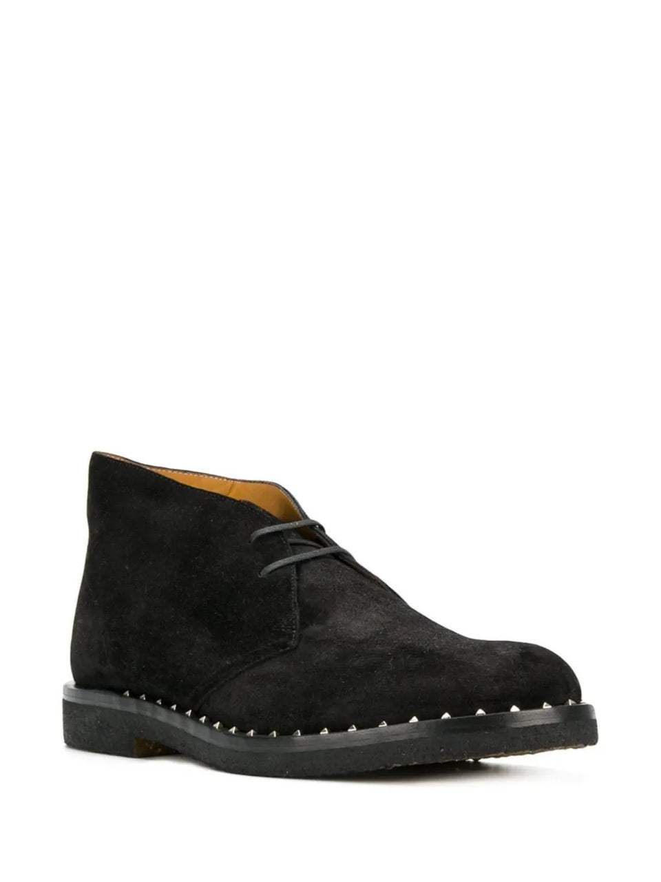 Rockstud-embellished desert boots