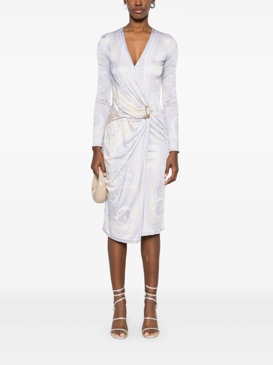 Coupe des Dieux-print midi dress