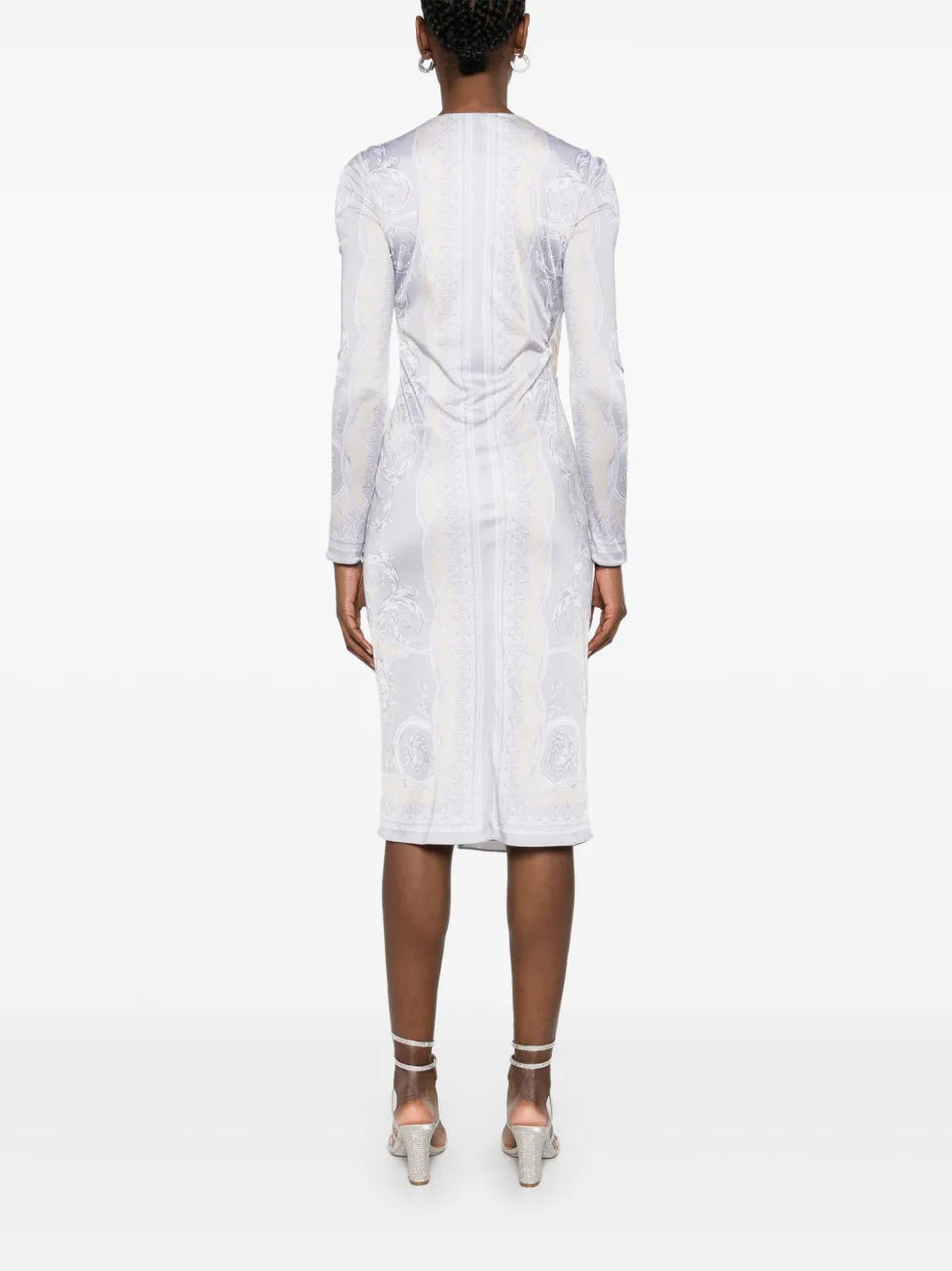 Coupe des Dieux-print midi dress