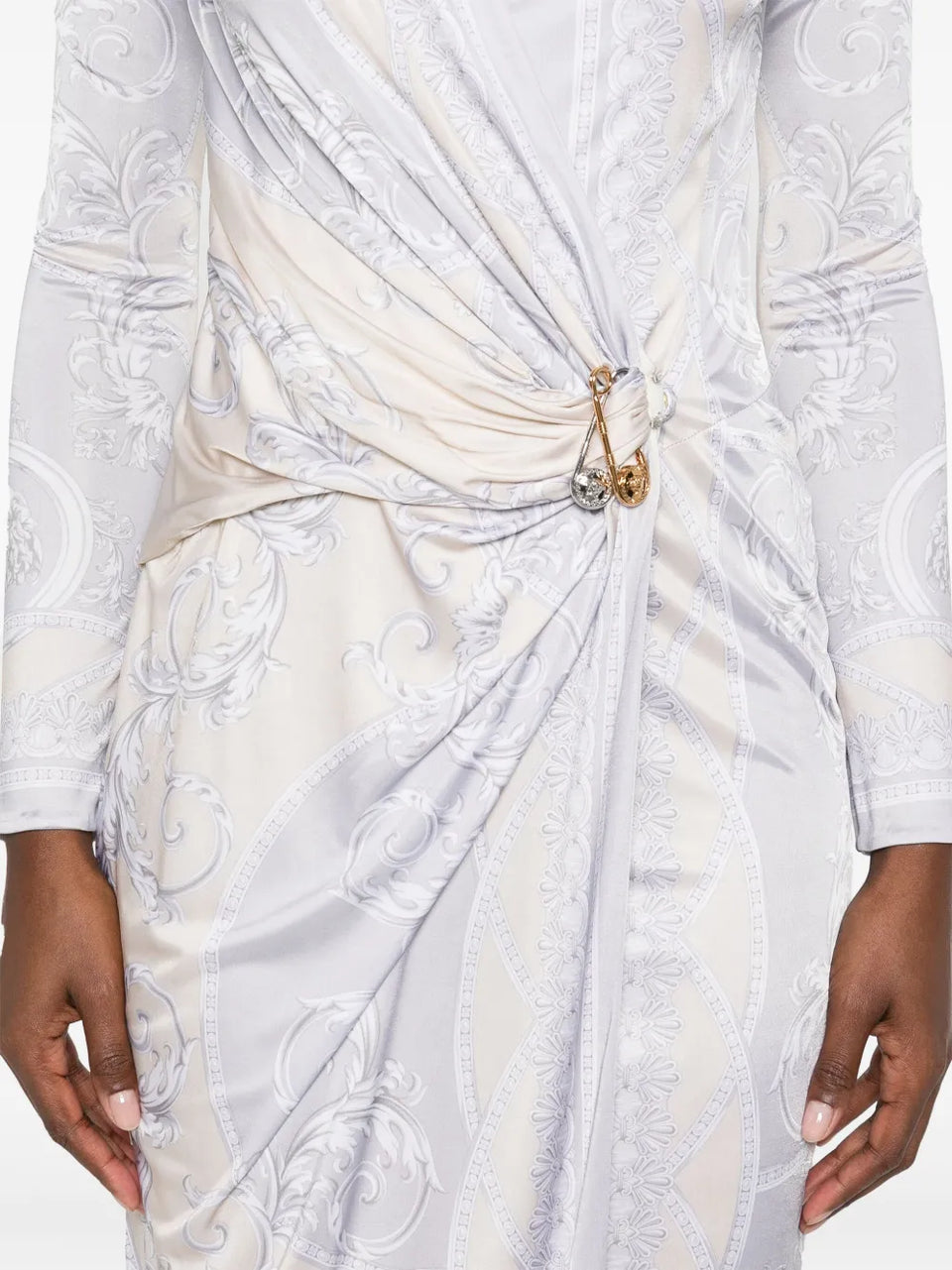 Coupe des Dieux-print midi dress