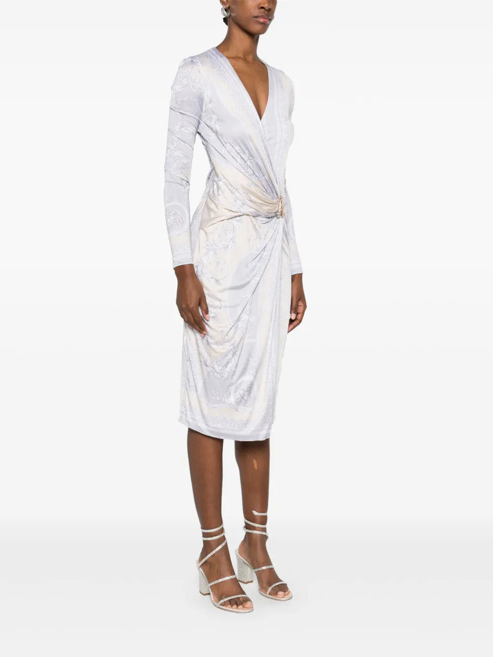 Coupe des Dieux-print midi dress