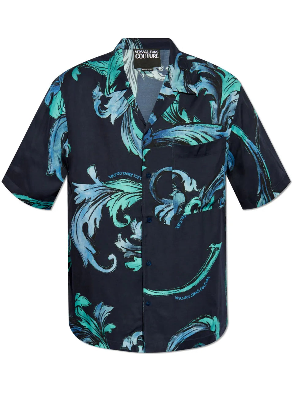 Barocco-print shirt