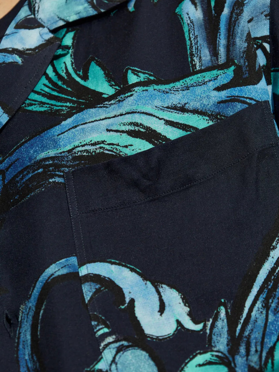 Barocco-print shirt