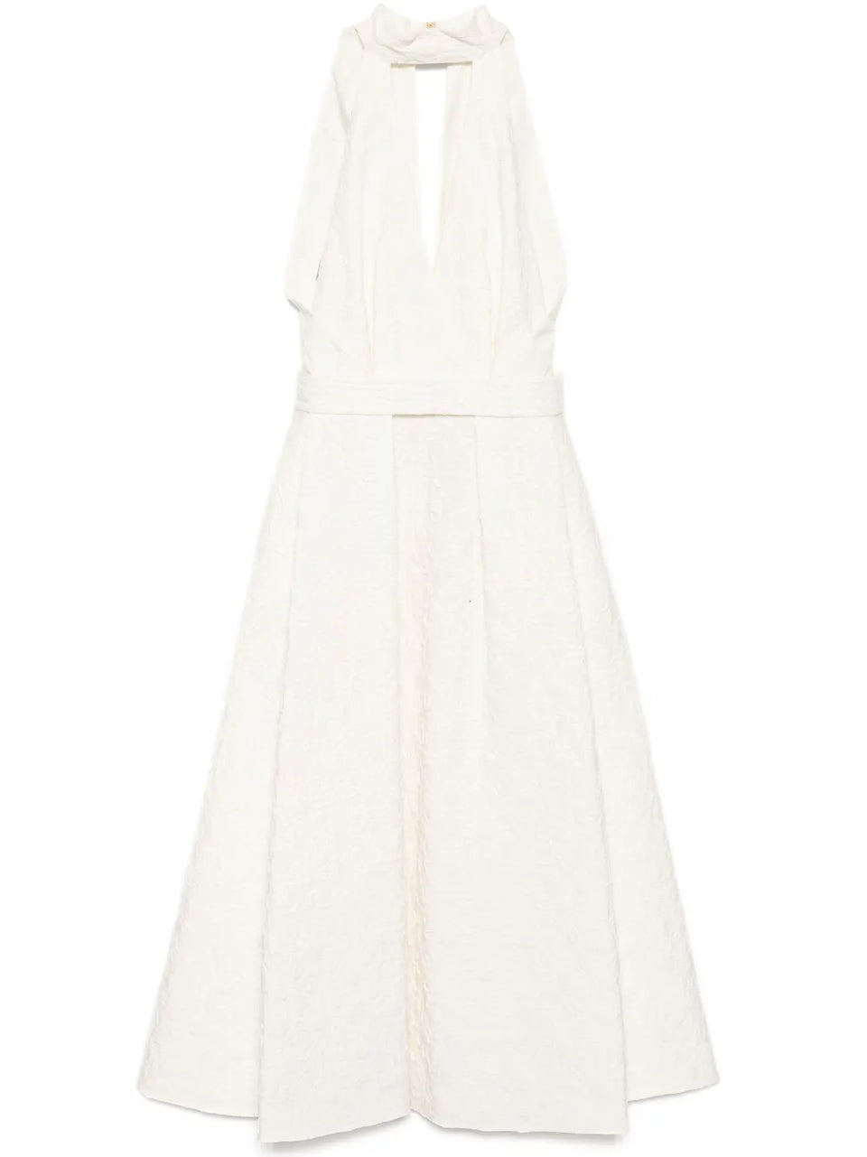 embroidered midi dress