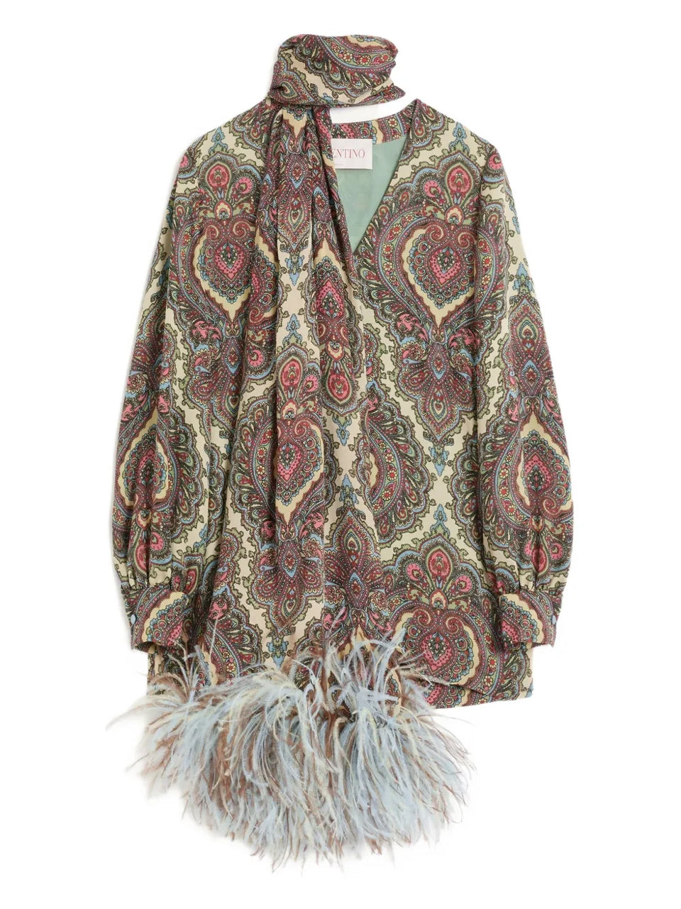 Voyage Imaginaire Cashmere-print blouse