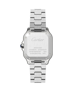 CARTIER SANTOS DE CARTIER, MEDIUM, AUTOMATIC, YELLOW GOLD AND STEEL, INTERCHANGEABLE METAL AND LEATHER BRACELETS