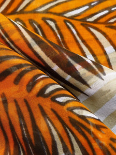 1990s tiger-print scarf