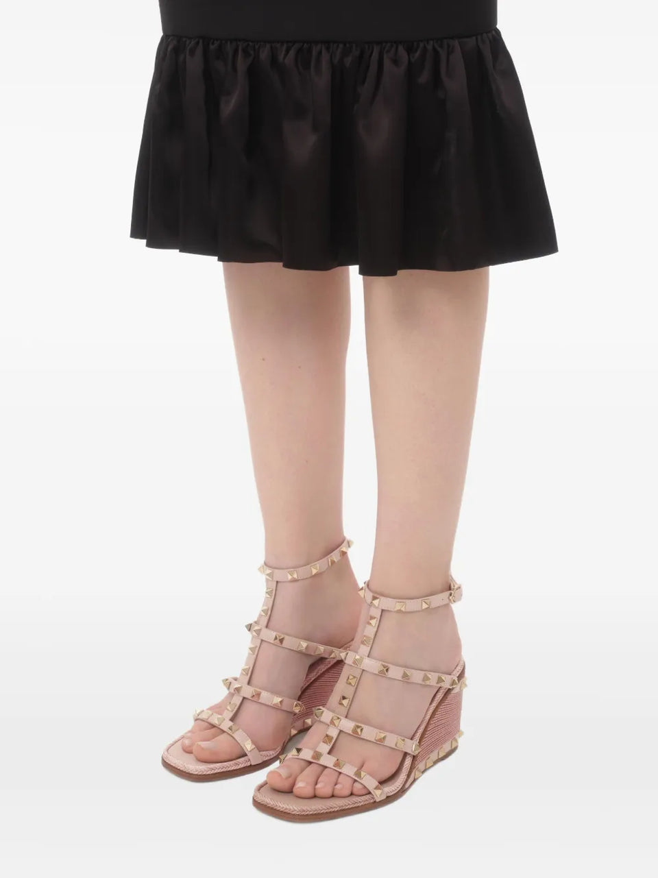 Rockstud wedge sandals