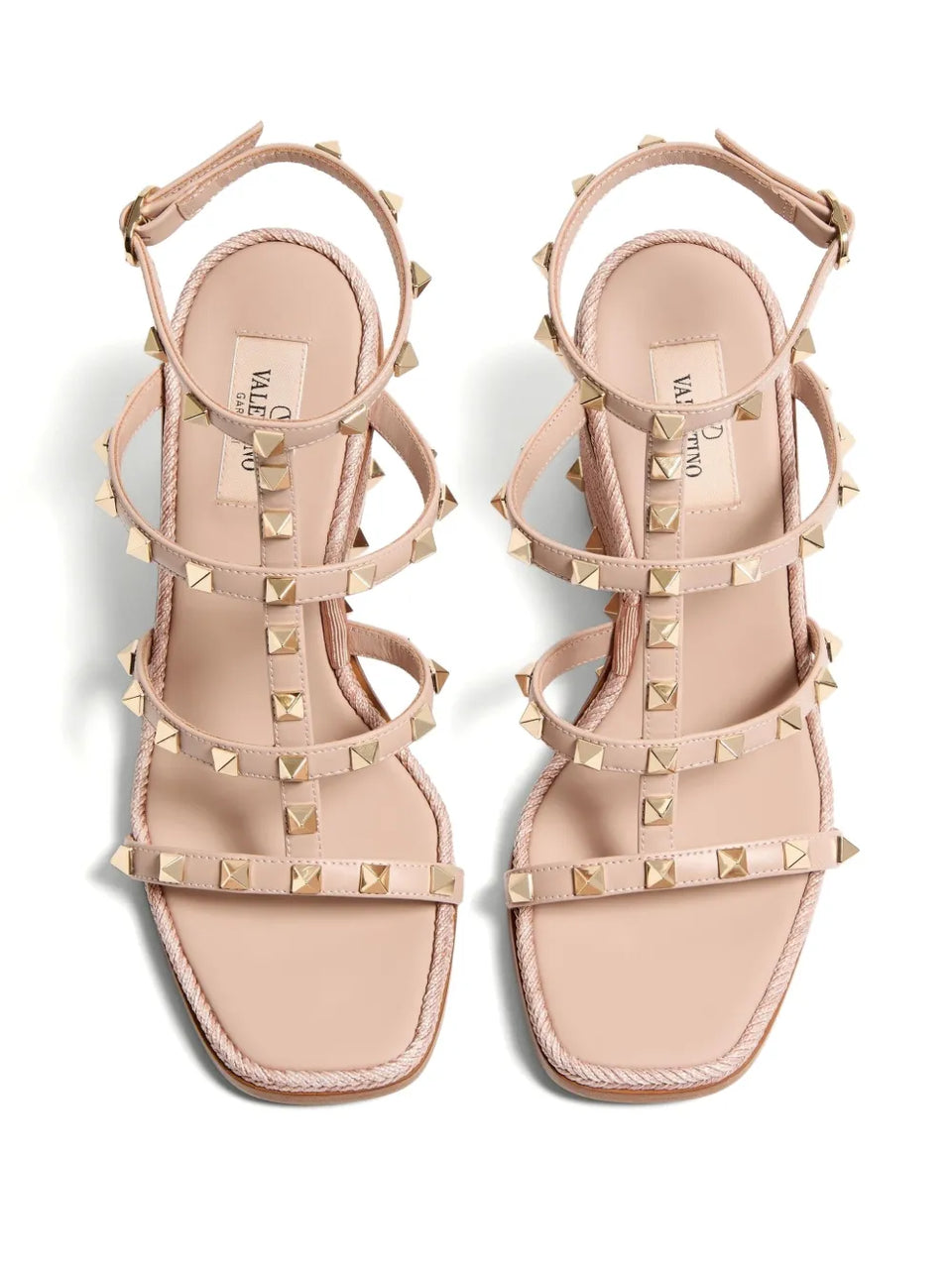 Rockstud wedge sandals
