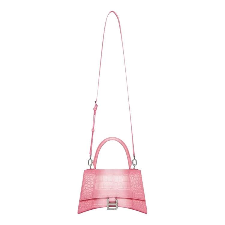 Balenciaga Hourglass Small Handbag Sweet Pink