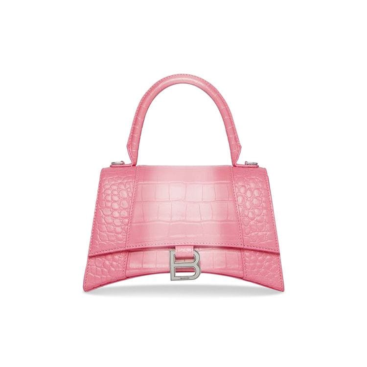 Balenciaga Hourglass Small Handbag Sweet Pink